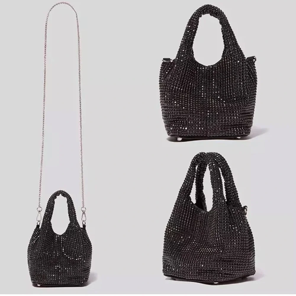 Sale sasha Black bling bag - Picture 2 of 2